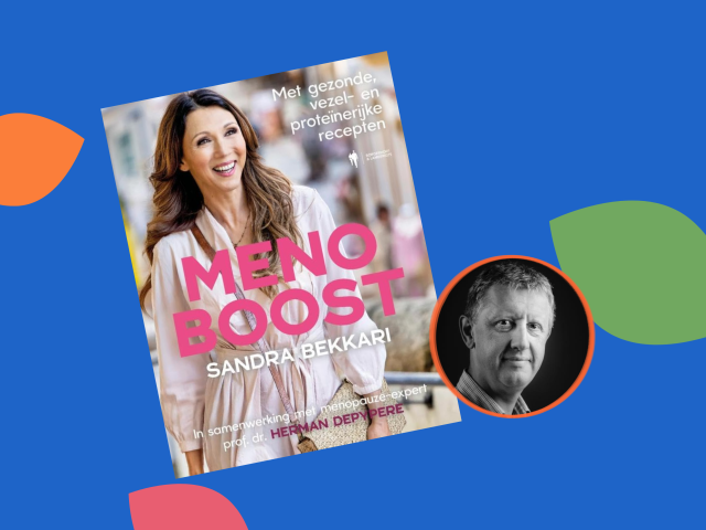 Prof. dr. Patrick Calders vermeld in Menoboost van Sandra Bekkari
